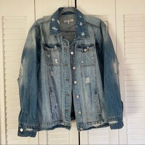 Distressed Denim Jacket